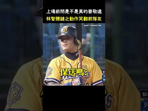林智勝：保送嗎 那我就揮棒囉？#CPBL #中華職棒 #Baseball #林智勝 #中職