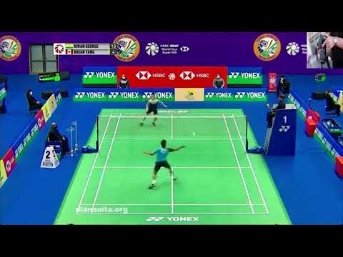 India Open 2022 - Brian Yang CAN vs Kiran George IND