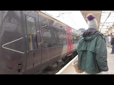 CrossCountry Class 170116-170627 Departure Newport Casnewydd for Nottingham