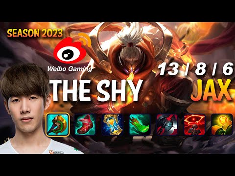 WBG The Shy JAX vs GWEN Top - Patch 13.18 KR Ranked