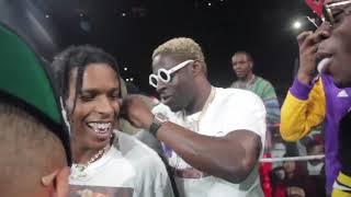 G4 Boyz gifts Asap Rocky a chain on Yams Day