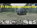 SID 91 Dodge Ramcharger Open Top Spin Tires
