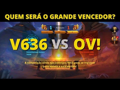 V636 vs OV! | ÚLTIMA PARTIDA DA GRANDE FINAL DA LIGA DE OSÍRIS - RISE OF KINGDOMS.