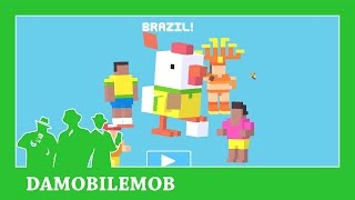 ★ Crossy Road BRAZIL Update | 12 + 1 New Secret Characters in Action | iOS Gameplay