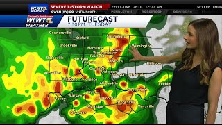 Tracking additional rounds of storms moving through Cincinnati region