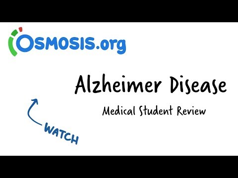 Alzheimer Disease | Osmosis