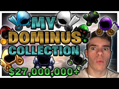 My Complete Dominus Collection 27 000 000 Robux Linkmon99 Roblox Apphackzone Com - how to make a fake dominus on roblox