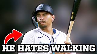 Josh Naylor swung at six balls because he doesn't want to walk, a breakdown