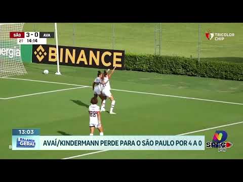 Avaí Kindermann sofre derrota para o São Paulo no Brasileiro Feminino