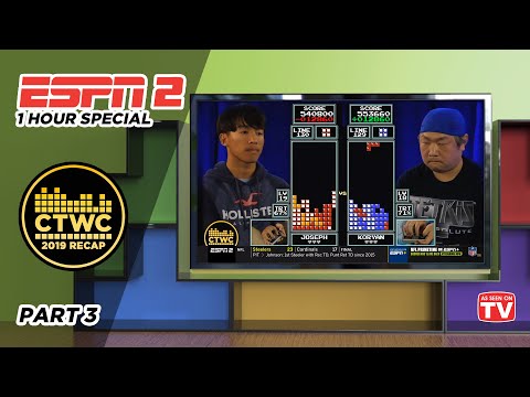ESPN2 - CTWC 2019 One-Hour Special - Pt. 3 (TETRIS ON TV!)