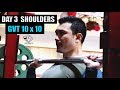 GVT (10 x 10) |DAY 3 SHOULDERS| 8 Weeks Muscle Building plan by JEET SELAL