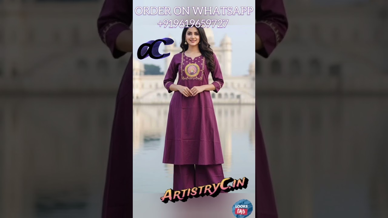 ArtistryC Presents: Vidya Balan Inspired Dabbu Cotton Co-ord Set for Understated Elegance