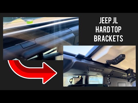 Jeep Wrangler JL Hard Top Install Brackets