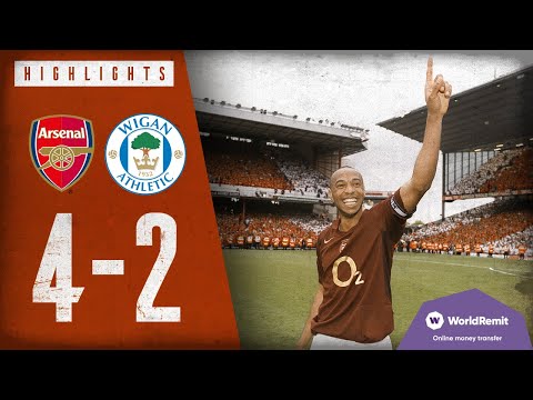 ❤️  THE LAST MATCH AT HIGHBURY | Arsenal 4-2 Wigan | Classics highlights | 2006
