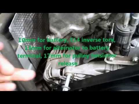 2002 Mercedes C240 Alternator Removal