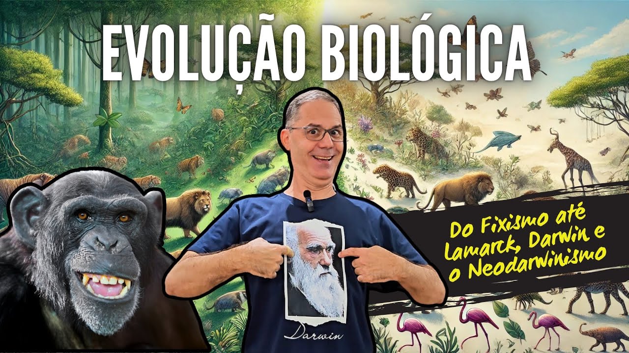 Como Espécies Surgem? EVOLUÇÃO - TEORIAS - DARWIN E LAMARCK | Ciência Traduzida com Professor Hilton