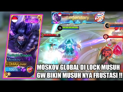 MOSKOV LOVER DI LOCK TOP GLOBAL KAGURA !! LANGSUNG GW BANTAI KAGURA NYA - MOBILE LEGENDS