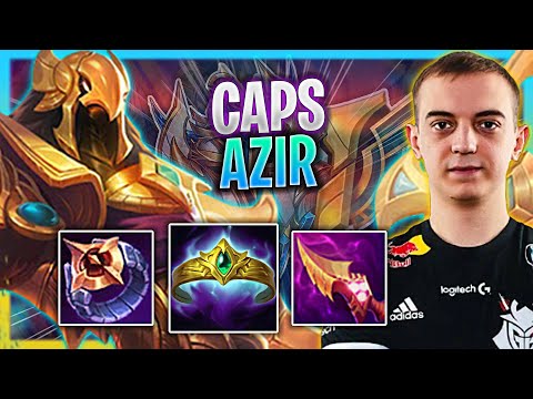 CAPS BRINGS BACK AZIR! G2 Caps Plays Azir Mid vs Yone!  Season 2023