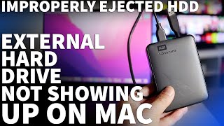 How to Fix External Hard Drive Not Showing Up on Mac - Mac External Hard Drive Not Mounting
