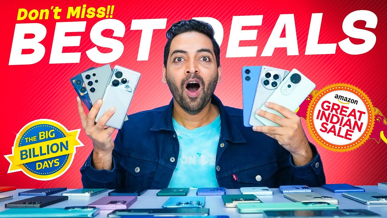 Don't MISS THIS : Top 50+ Phone Deals On Flipkart BBD & Amazon GIF Sale⚡