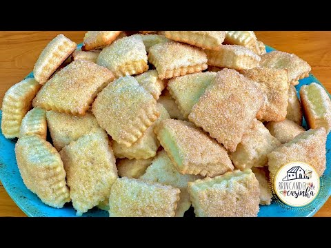 Cream Cookies Made with Heavy Cream - Very Easy and Delicious