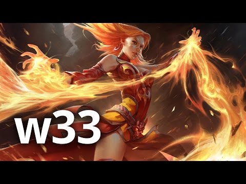 w33 Lina Gameplay Dota 2