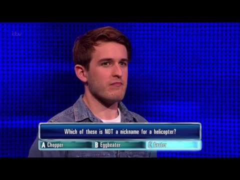 Adam Gets His Helicopter Question Right - The Chase