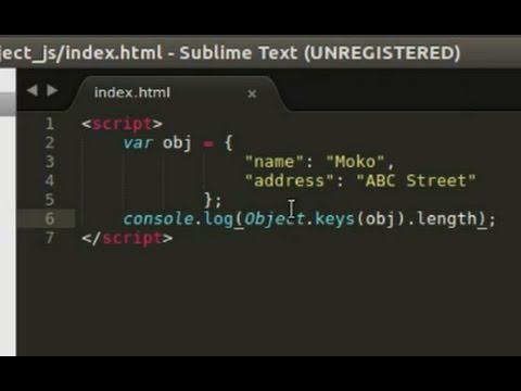 Javascript Tutorial How To Get Object Length