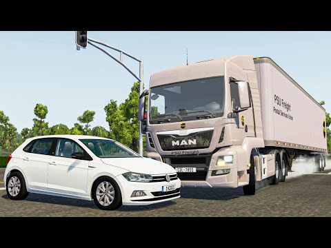 Crossroad Car Crashes Compilation #69 - BeamNG.Drive