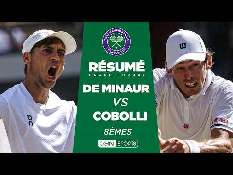 WIMBLEDON : Alex DE MINAUR vs Flavio COBOLLI | 8èmes
