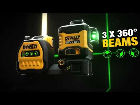 DEWALT® XR 12/18V 3 x 360 LASER-  DCE089D1G18