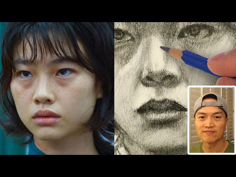 How to Draw Kang Sae byeok from Squid Game