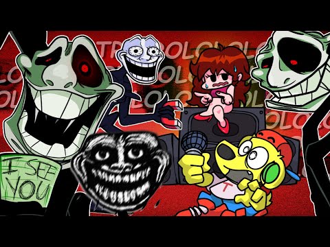 Friday Night Funkin but THE TROLLS ARE BACK (Trollge WEEK 2) FNF Mods 149