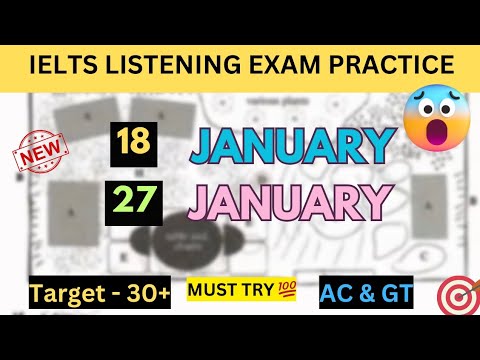 18 January 2024 IELTS exam Hard Listening test with answers | IELTS Real exam IDP & BC🎧test for Jan