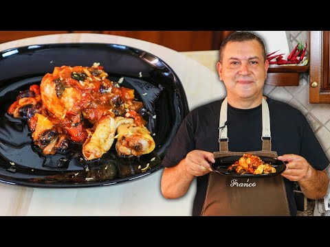 POLLO CON I PEPERONI - La Ricetta ROMANA PERFETTA