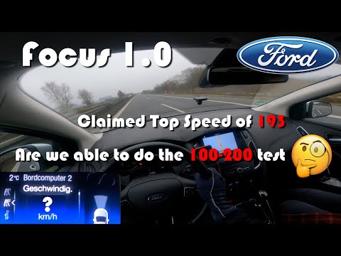 Ford Focus 1.0 Ecoboost 125 HP | Can we hit 200 with claimed top speed of 193 kmh?