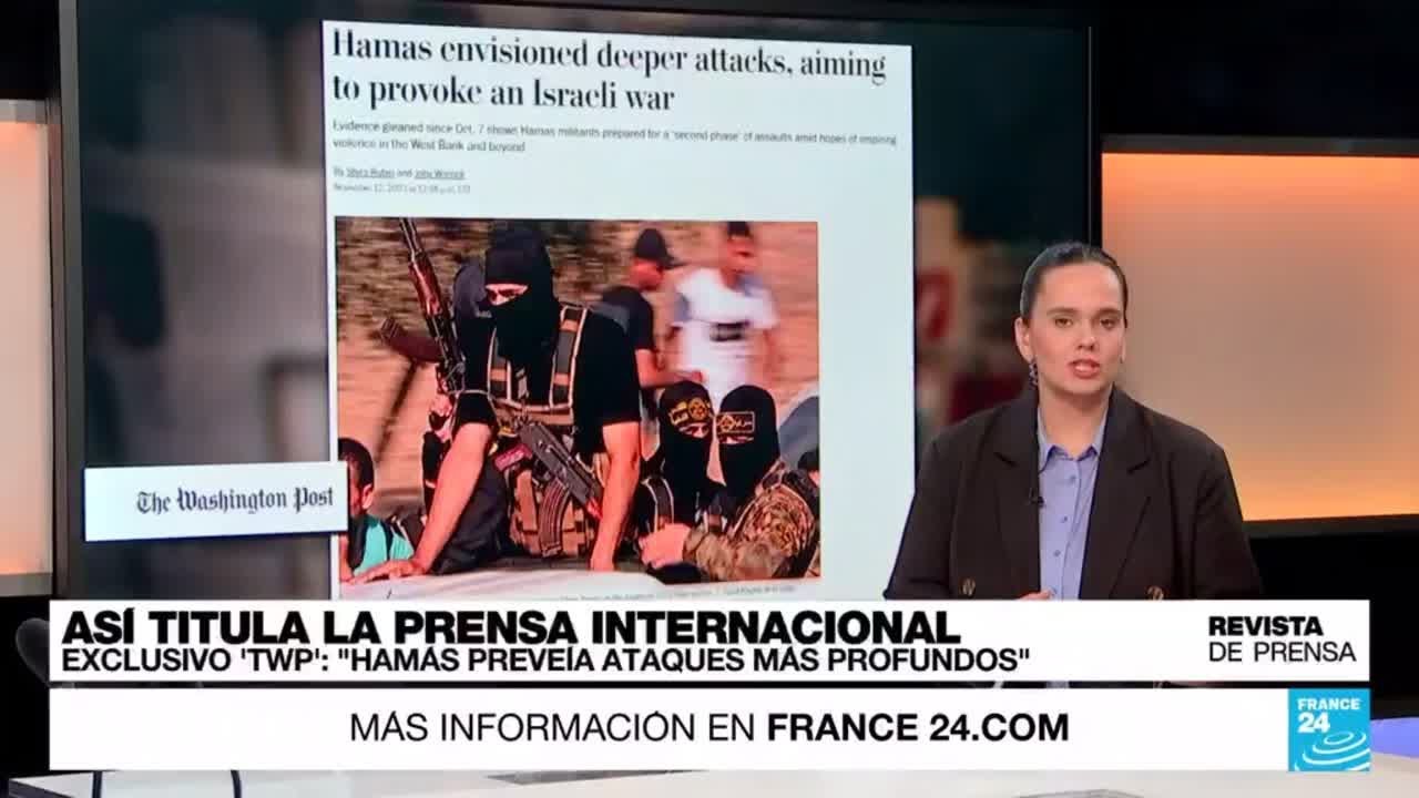 "Hamás planeaba ataques más profundos con objeto de provocar una guerra israelí": exclusiva 'WP'