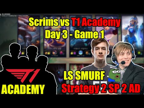 Nemesis and LS Scrims vs T1 Academy Day 3 - Game 1 | When LS is at its peak  | Nemesis/LS stream