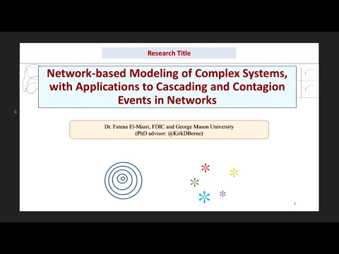 Network-Based Modeling of Complex Systems by Dr. Fatena El-Masri from QuantCon 2018