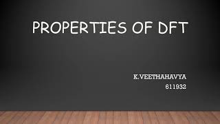 DIFFERENTIATION IN TIME -  PROPERTY OF DFT