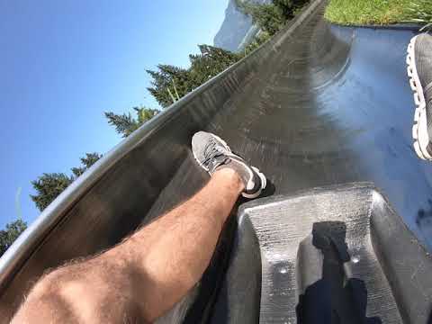 Insane Alpine Coaster Crash (NO BREAKS!!)
