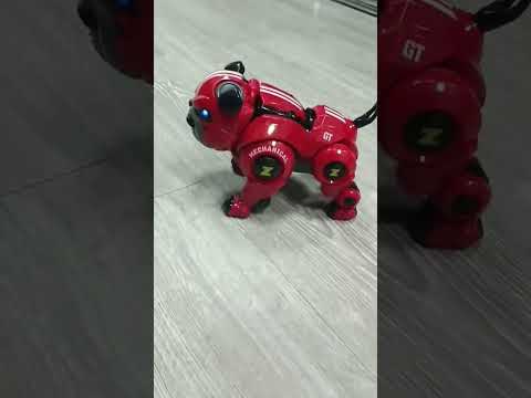 Cool RC robot dog. Global Drone GF3700 RC Smart Stunt Mechanical Bulldog. #toys #robotdog