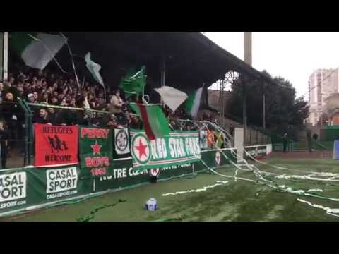 Ambiance au Stade Bauer. Red Star - Cholet. 13/01/18