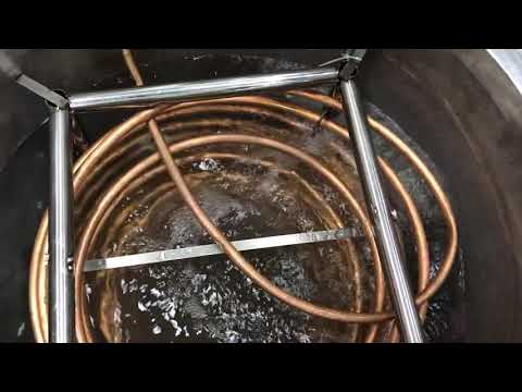 Commissioning my helical tube heat exchanger