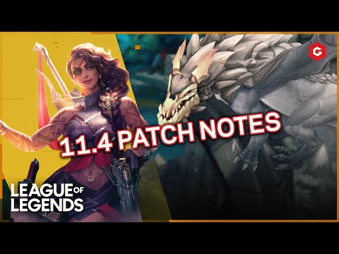 LOL 11.4 PATCH NOTES (RELEASE DATE, JUNGLE CHANGES, SKINS)