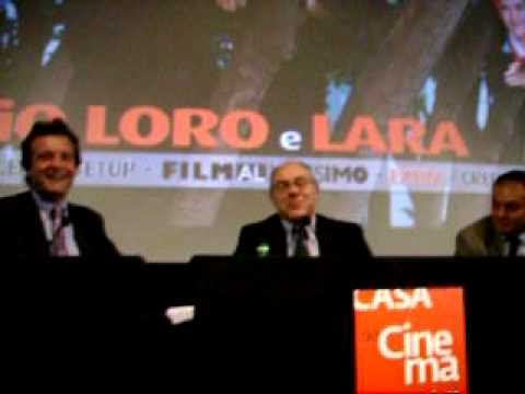 GABRIELE PAOLINI INCONTRA CARLO VERDONE ALLA CASA DEL CINEMA DI ROMA