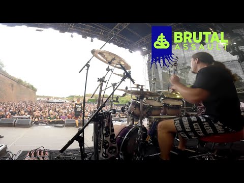 Jakub Bayer (CUTTERRED FLESH) live at BRUTAL ASSAULT 2025 drum cam
