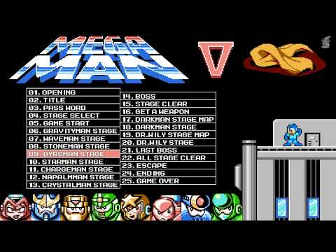 Mega Man 5 Soundtrack (NES OST, 25 Tracks) Megaman V