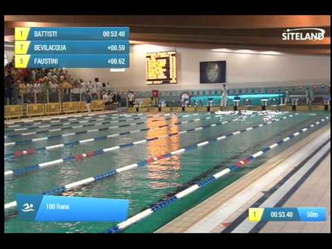 Serie 2 dei 100 Rana  Assoluti Femmine Master - Campionati Regionali Masters 2014 di Veneto e Friul