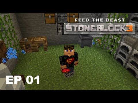 Stoneblock 3 - Episode 01 - Getting Started!